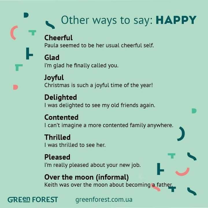 other-ways-to-say-happy-and-funny-materials-for-learning-english