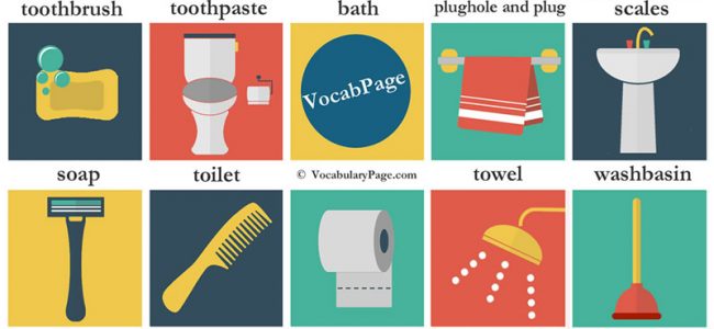 Resultado de imagen de the bathroom vocabulary