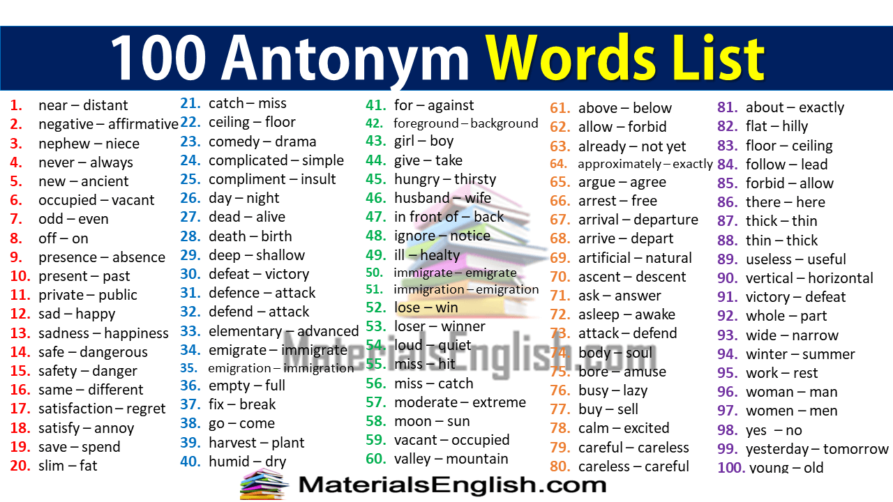 vilify antonym words