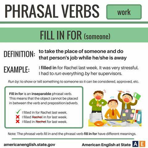 Phrasal Verbs Related To WORK – Materials For Learning English