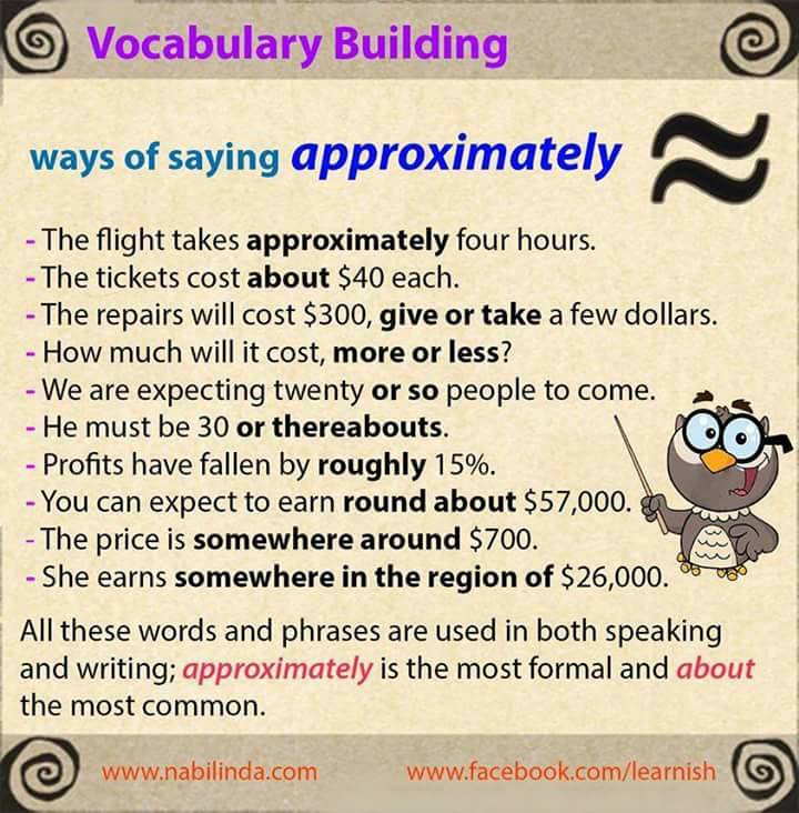 ways-to-saying-approximately