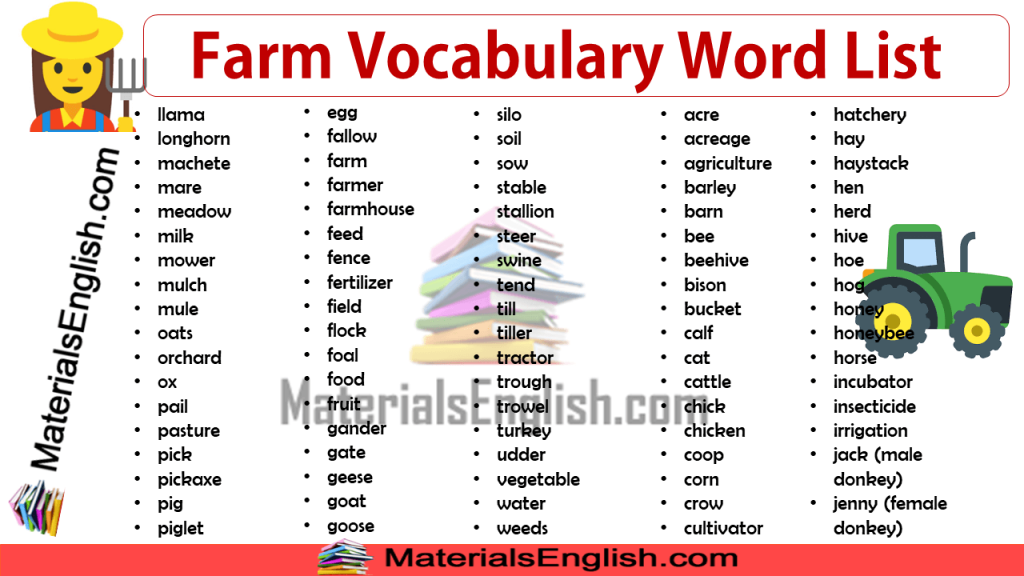 farm-vocabulary-word-list-materials-for-learning-english