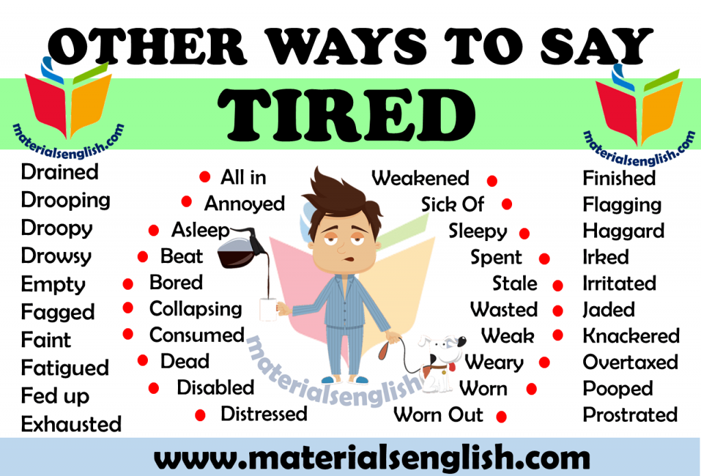 other-ways-to-say-tired-in-english-materials-for-learning-english