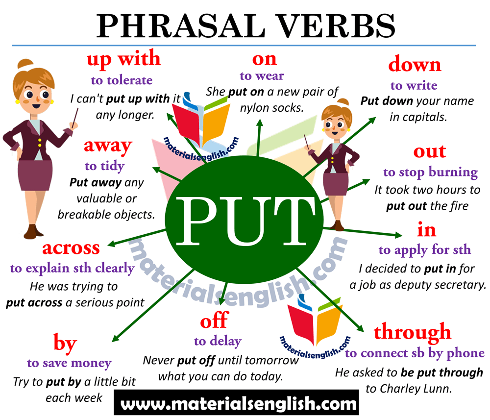 put-up-with-materials-for-learning-english